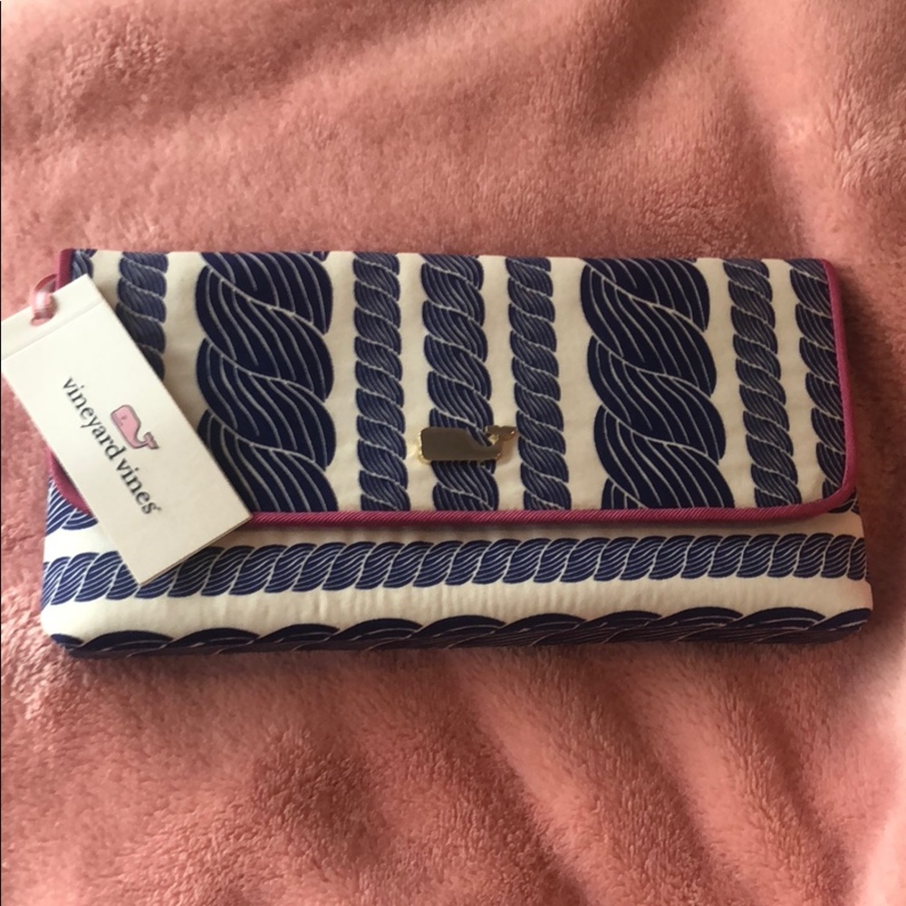 Vineyard Vines Rope Stripe Clutch